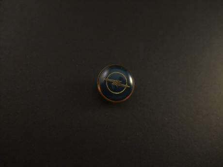 Opel logo blauw rond model